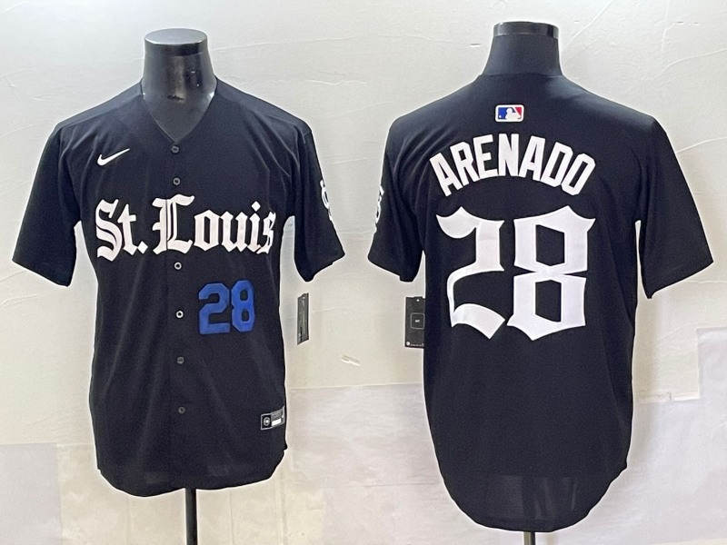 Men 2025 San Francisco Giants 28 Arenado Black Five generations Joint Name Nike MLB Jersey style 29